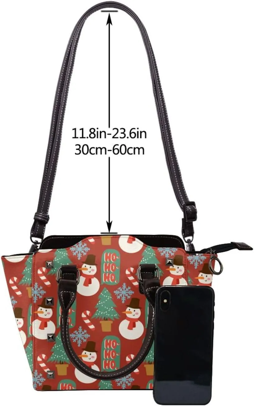 Shoulder Bag Beach PU Leather Studded Shoulder Bag Rivet Womens Clutch Bag for Christmas