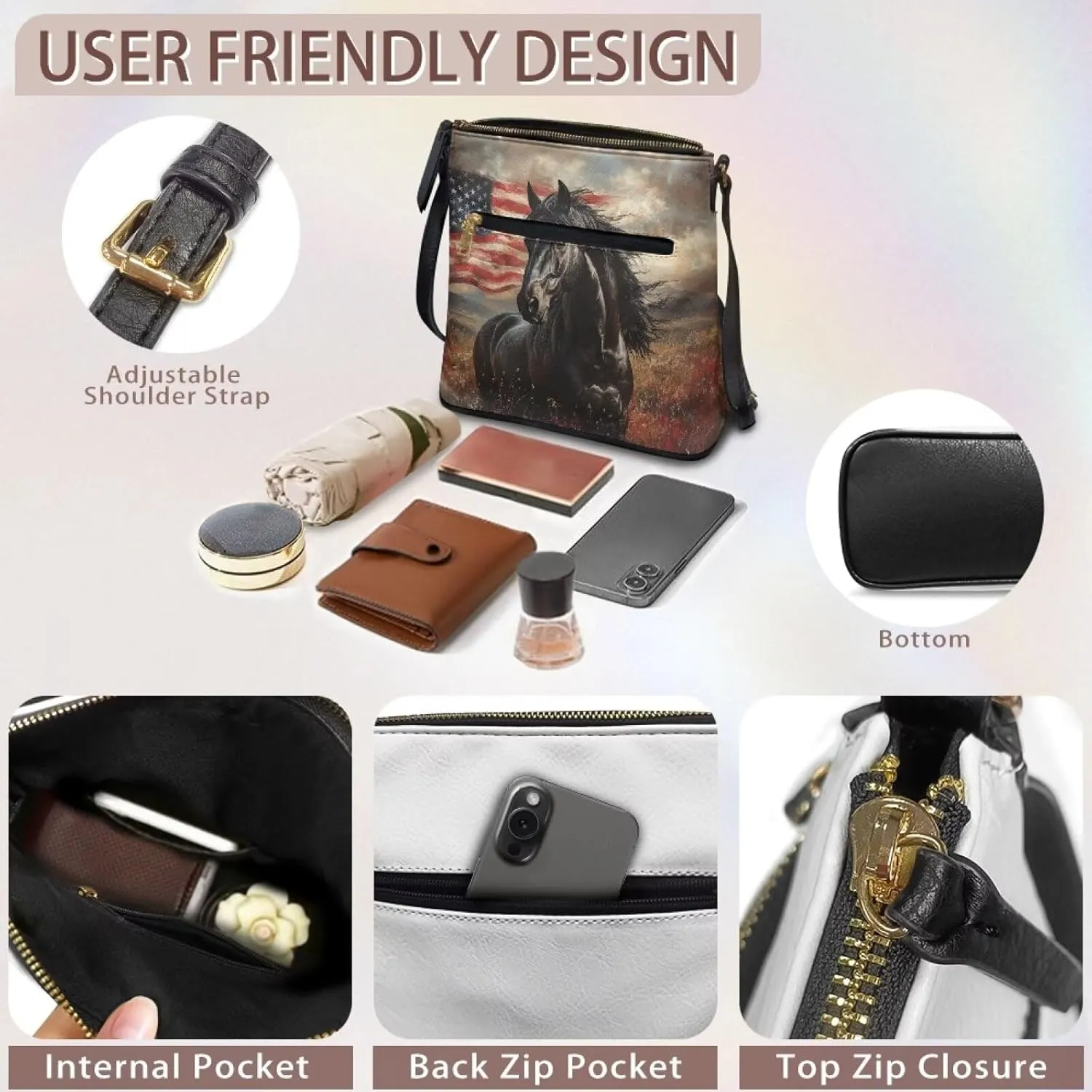 Shoulder Bag for Women Crossbody Womens Large Crossbody Bags Ladies Satchel Shoulder Handbags