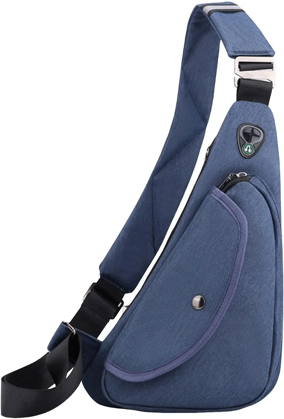 Shoulder Bag for Women Mens Sling Bag Chest Bags Shoulder Bags With Adjustable Shoulder Straps (Dark Blue, One Size)