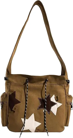 Shoulder Bags for Women Simple Large Capacity Corduroy Tote Bags Fashion Crossbody Satchel Trendy Vintage Y2K Purse