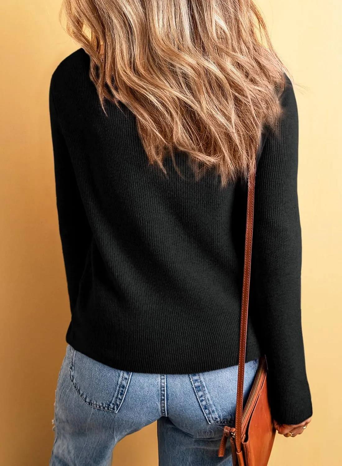 Sidefeel Womens Cardigan Sweaters V Neck Button Long Sleeve Knit Oversized Cardigans