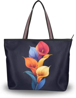 Silk Fabric Zippered Tote For Women Summer Chick Crossbody Bags for Women for Everyday & Travel
