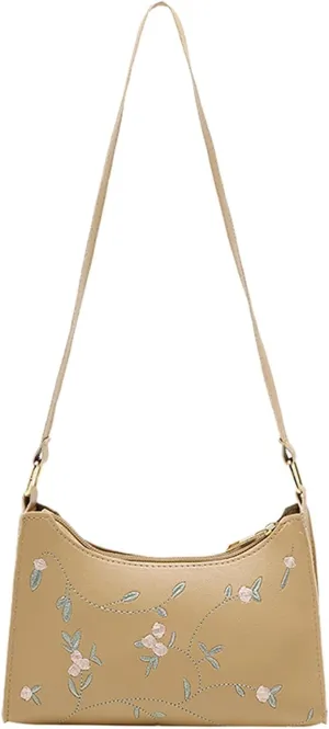 Sling Bags for Women Anti Theft Travel Women's Shoulder Bags Tote Satchel Hobo Cute Purse for Women Trendy(Khaki)