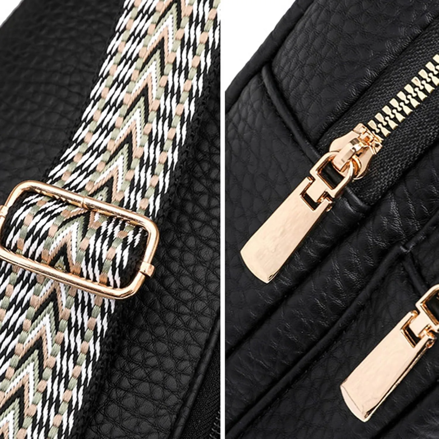 Small Crossbody Bags for Women 2024 New Leather Fanny Packs for Women,trendy Chest Bag Backpack with Adjustable Strap,cross Body Bag for Travel Hiking Sports Outdoor