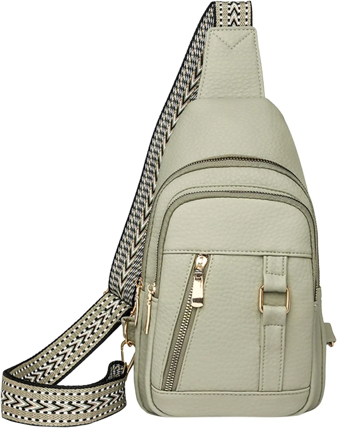 Small Crossbody Bags for Women 2024 New Leather Fanny Packs for Women,trendy Chest Bag Backpack with Adjustable Strap,cross Body Bag for Travel Hiking Sports Outdoor