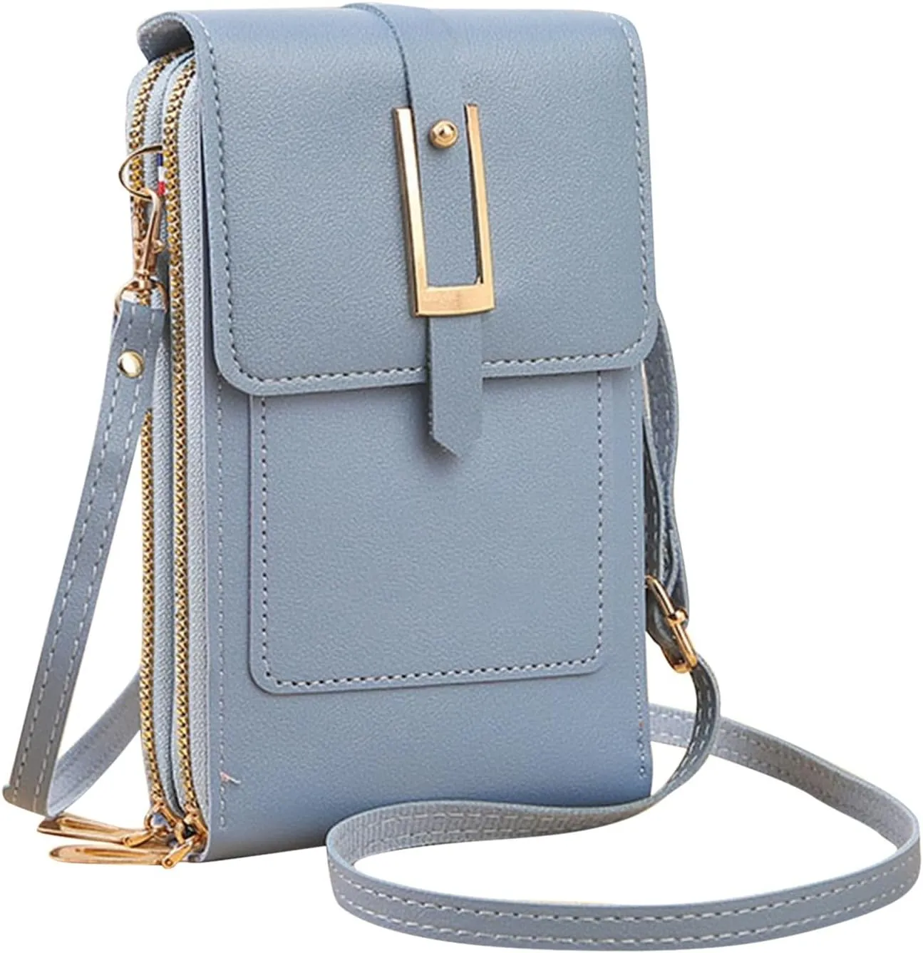 Small Crossbody Bags for Women Vegan Leather Cell Phone Shoulder Satchel Bag Wallet Purses with Adjustable Strap