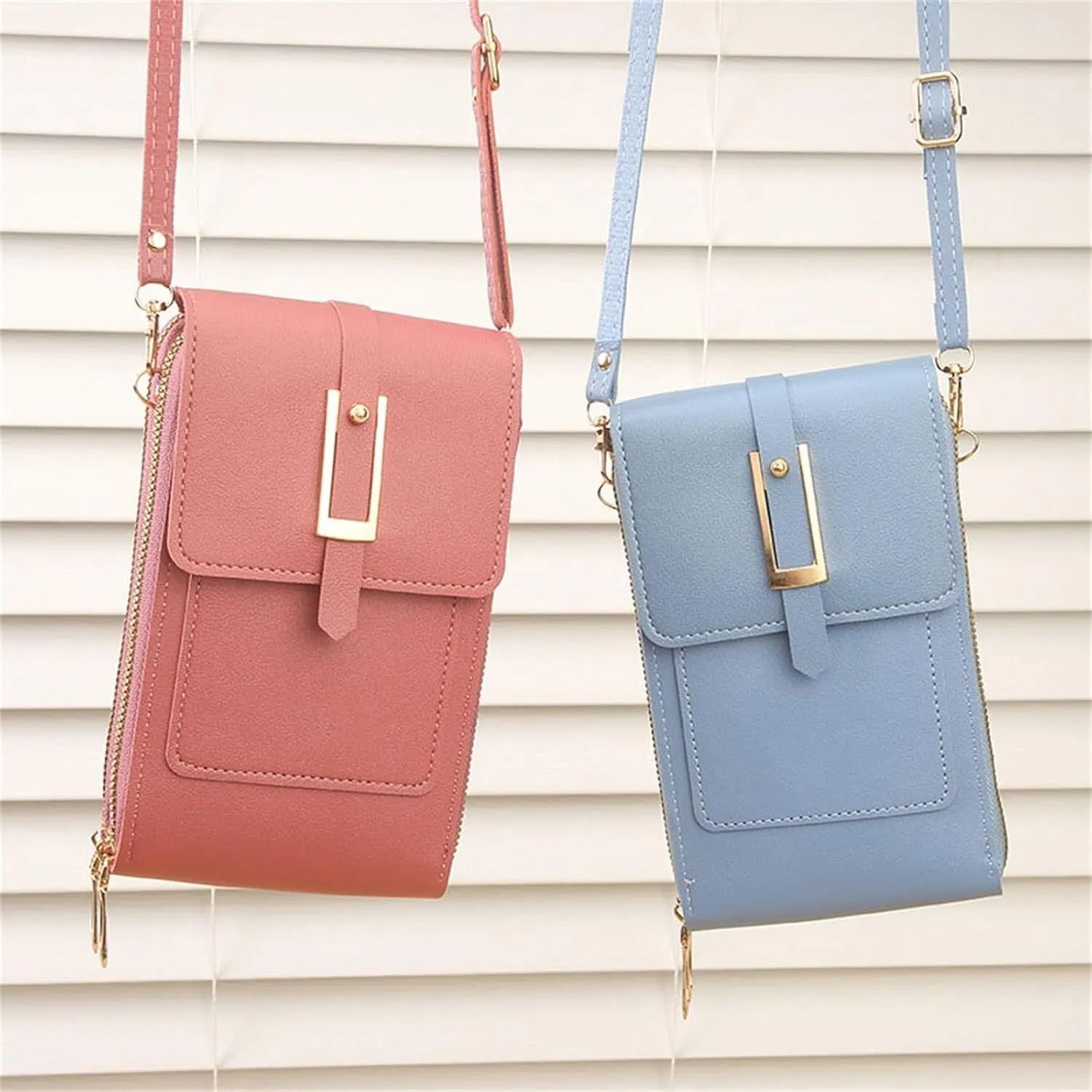 Small Crossbody Bags for Women Vegan Leather Cell Phone Shoulder Satchel Bag Wallet Purses with Adjustable Strap