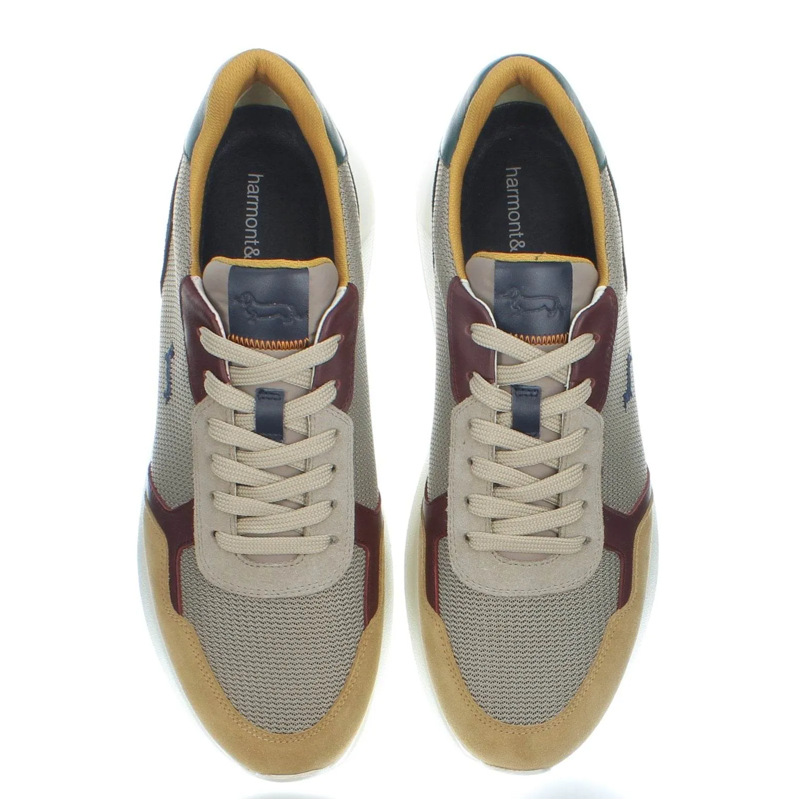 Sneaker Uomo Harmont & Blaine - Scarpa Uomo Camoscio - Tex Fabric - Beige