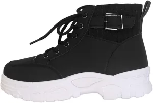 Snow Ankle Boots for Women Non Slip Walking Shoes Lace Up Low Calf Shoes Hiking Boots Women Waterproof