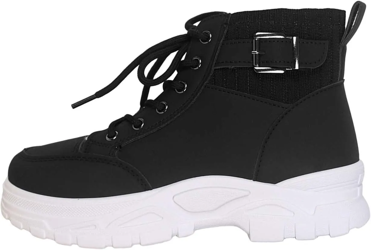 Snow Ankle Boots for Women Non Slip Walking Shoes Lace Up Low Calf Shoes Hiking Boots Women Waterproof