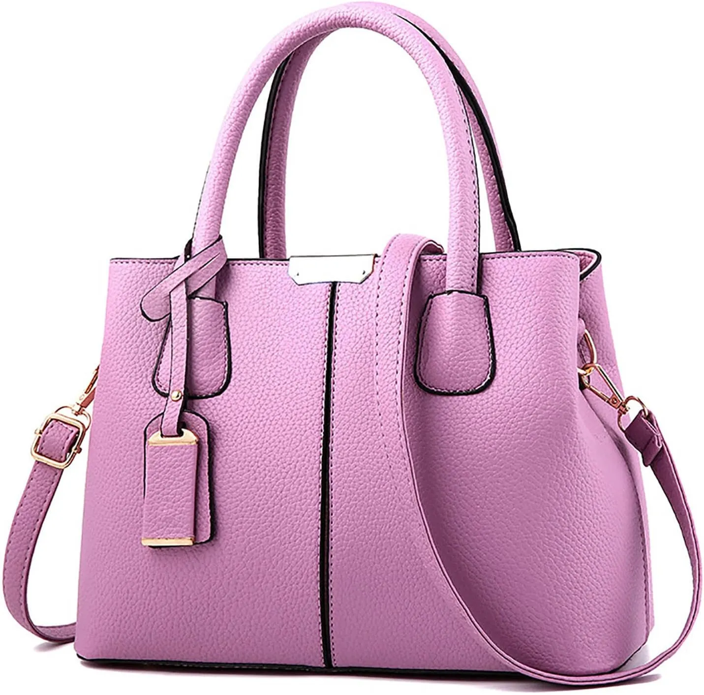 Soft Leather Satchel Bags for Women Shoulder Hobo Bags Top Handle Satchel Purses Fashion Bag with Compartments