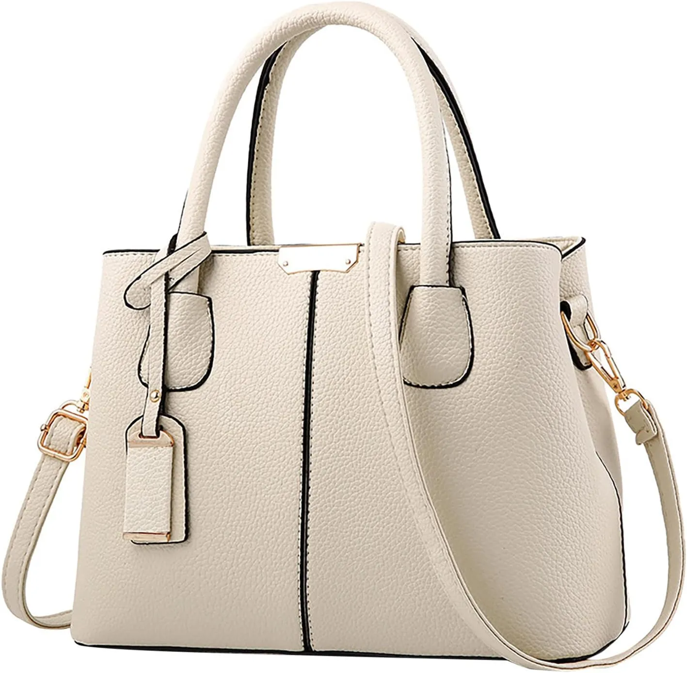 Soft Leather Satchel Bags for Women Shoulder Hobo Bags Top Handle Satchel Purses Fashion Bag with Compartments
