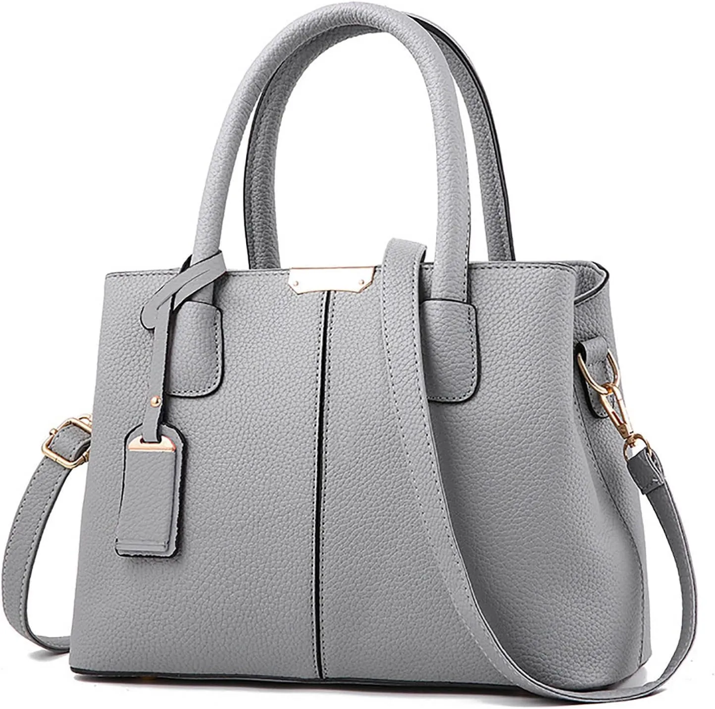 Soft Leather Satchel Bags for Women Shoulder Hobo Bags Top Handle Satchel Purses Fashion Bag with Compartments