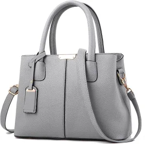 Soft Leather Satchel Bags for Women Shoulder Hobo Bags Top Handle Satchel Purses Fashion Bag with Compartments