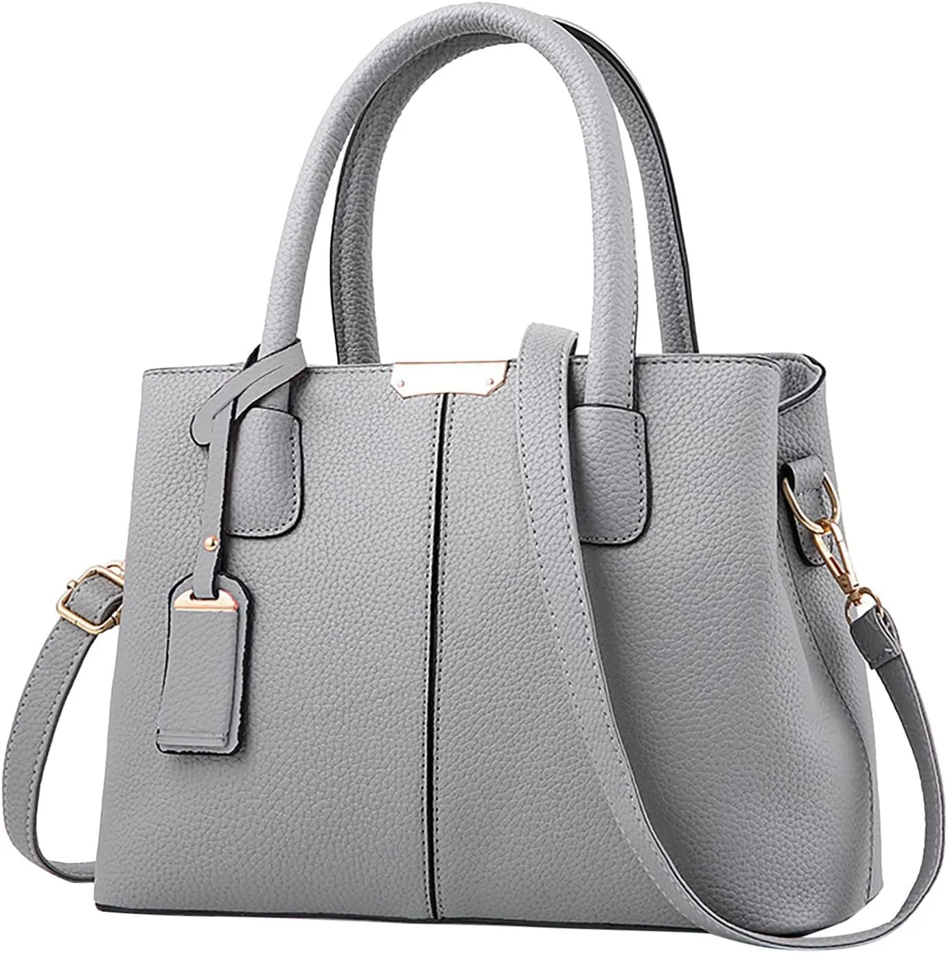 Soft Leather Satchel Bags for Women Shoulder Hobo Bags Top Handle Satchel Purses Fashion Bag with Compartments
