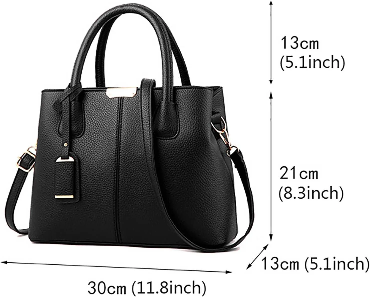 Soft Leather Satchel Bags for Women Shoulder Hobo Bags Top Handle Satchel Purses Fashion Bag with Compartments