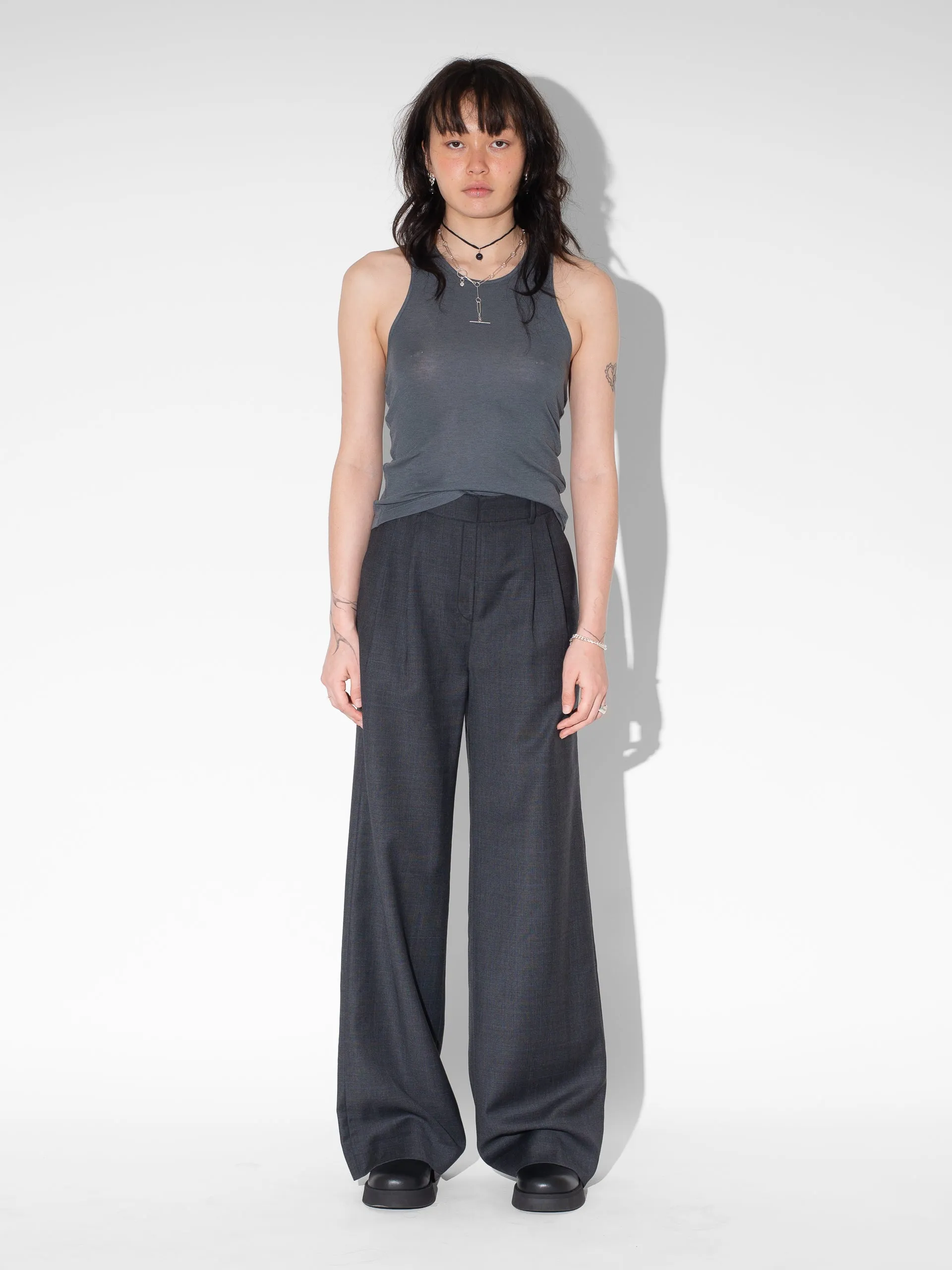 The Lair Apparel Blaise Singlet Carbon