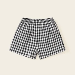 Toddler Shorts Kids' Comfortable Cotton Shorts Elastic Waist Beach Shorts Bottoms Boxers
