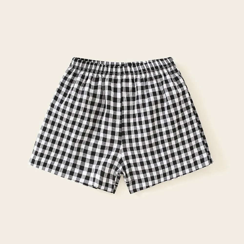Toddler Shorts Kids' Comfortable Cotton Shorts Elastic Waist Beach Shorts Bottoms Boxers