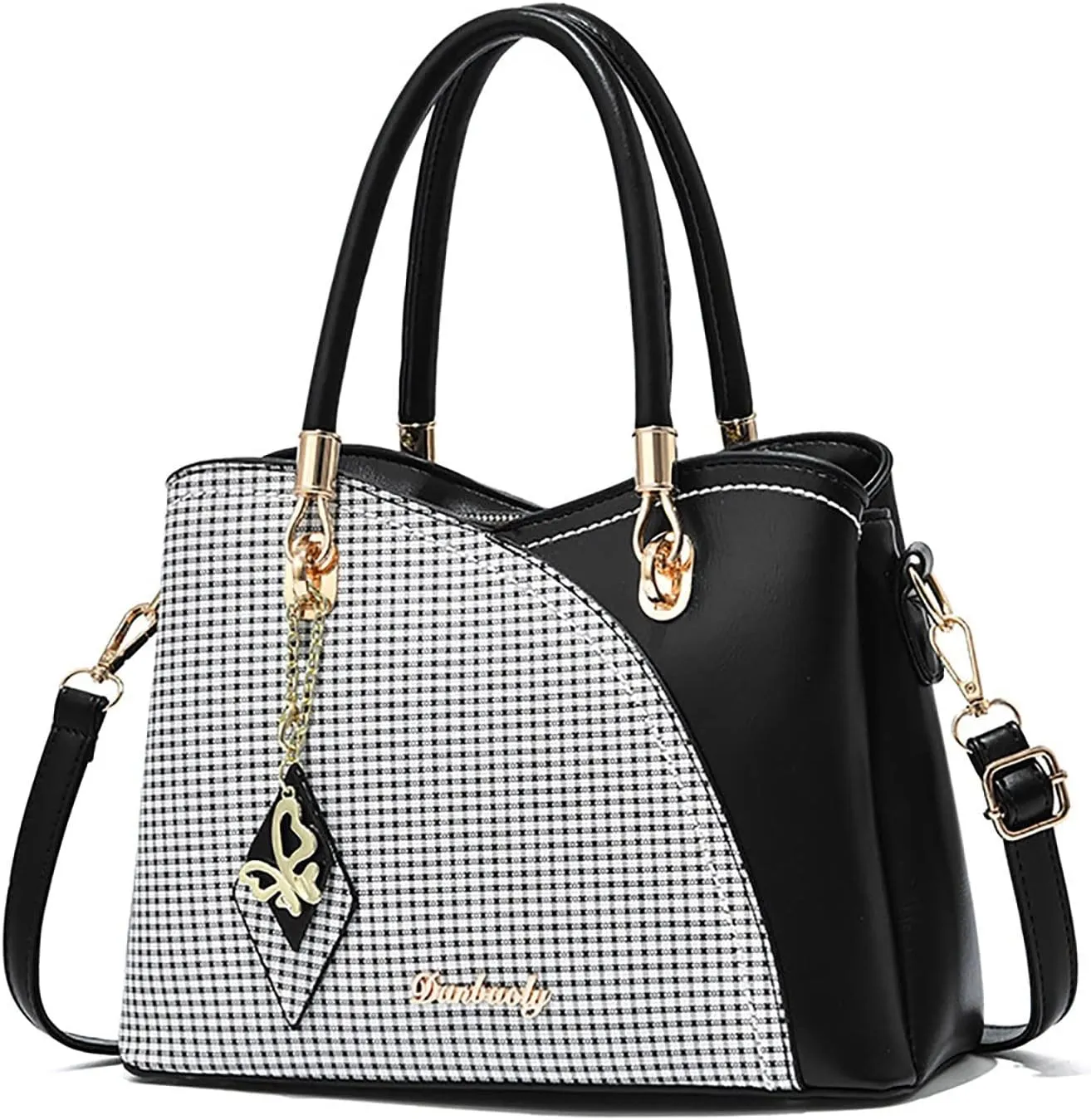 Top Handle Purses for Women Cute Hobo Tote Handbags Clutch Purses with Zipper Closure Lightweight Carry on Bag