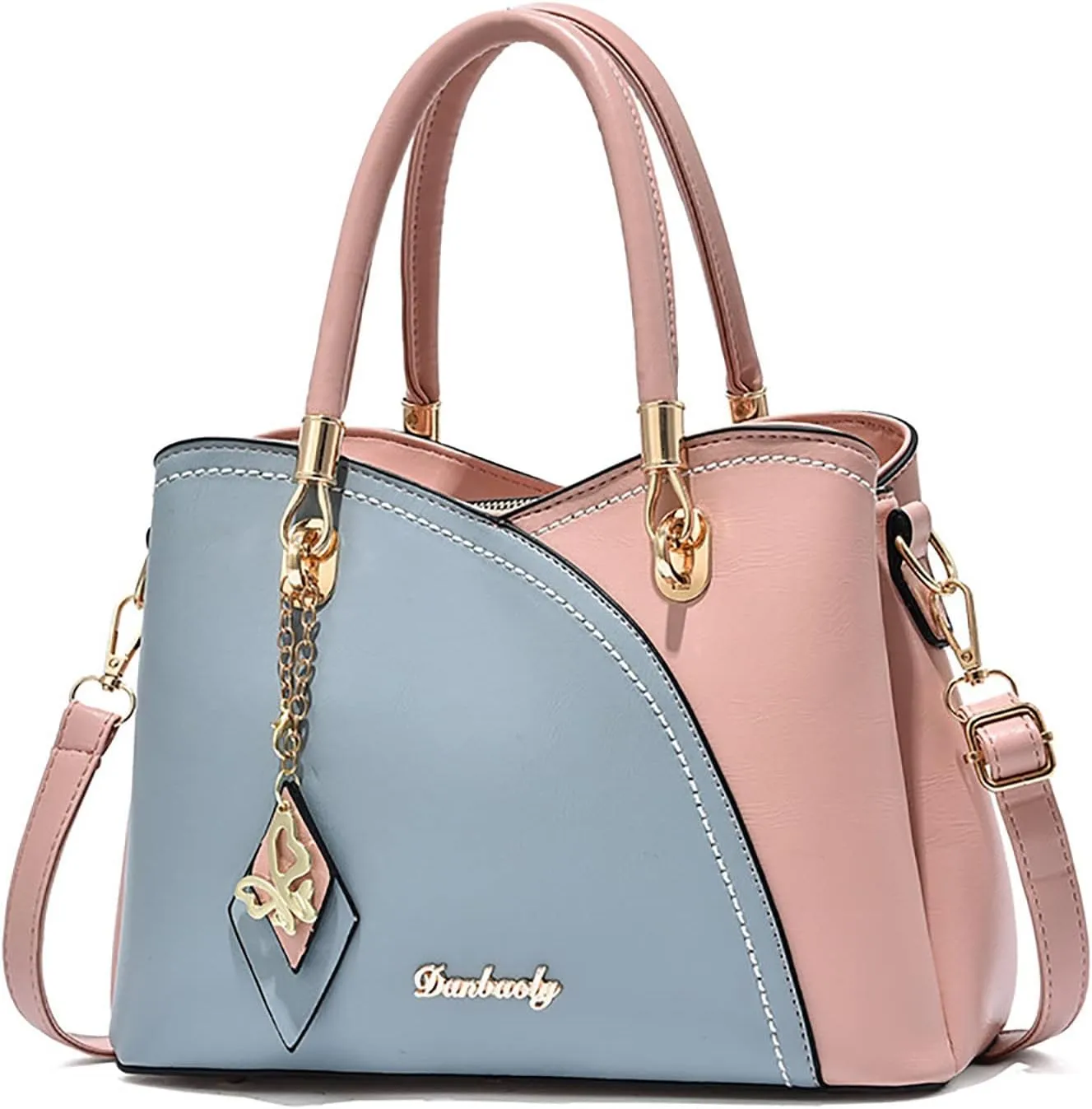 Top Handle Purses for Women Cute Hobo Tote Handbags Clutch Purses with Zipper Closure Lightweight Carry on Bag