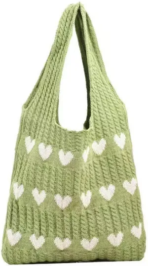 Tote Purses for Women Cute Crochet Shoulder Handbags Large Capacity Fashion Knitted Bag Summer Beach Travel Tote