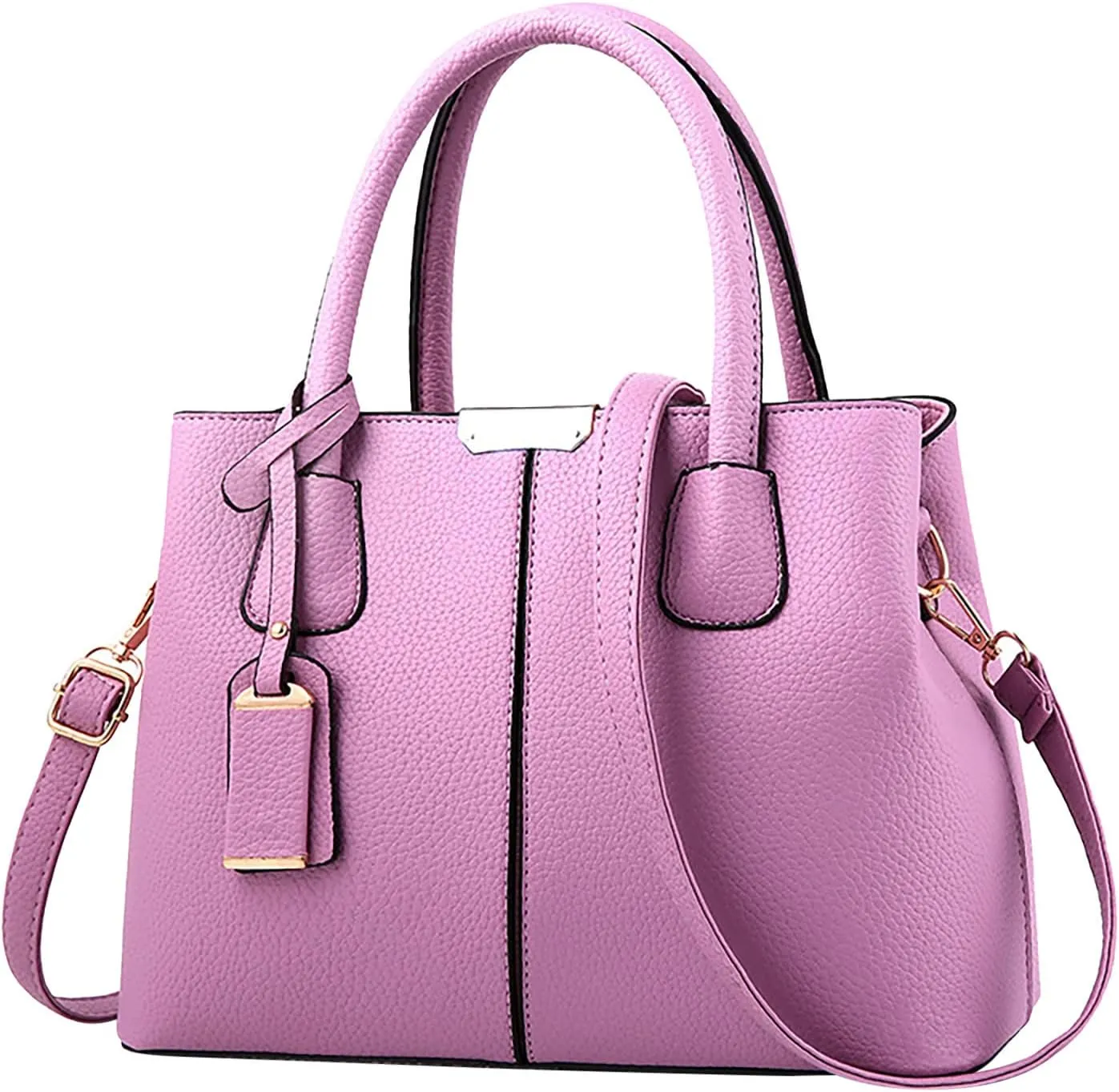 Tote Purses for Women, Faux Leather Large Capacity Shoulder Bag with Adjustable Strap Everyday Messenger Handbags