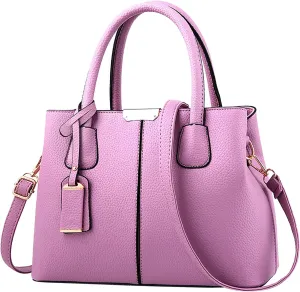 Tote Purses for Women, Faux Leather Large Capacity Shoulder Bag with Adjustable Strap Everyday Messenger Handbags