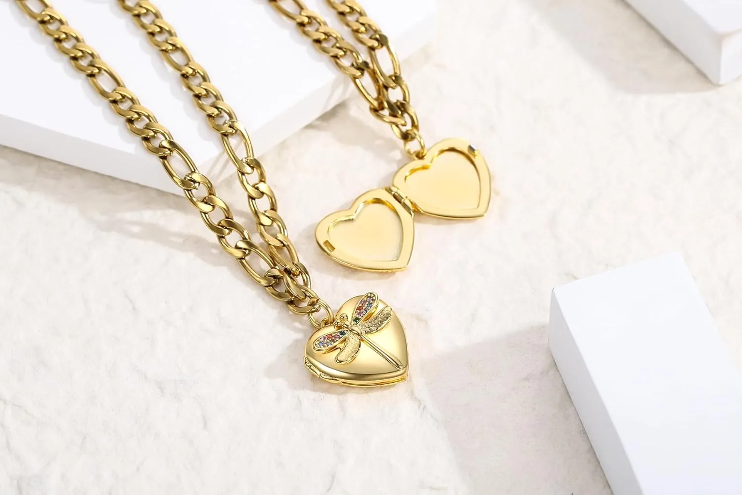 TUGHRA Gold Locket Bracelet for Women, 925 Sterling Silver Heart Photo Bracelet Lockets Memorial Keepsake Jewelry Gift for Mom, Wife, Daughter Mother's Day Birthday