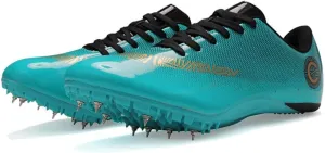 Unisex Track and Field Shoes with 8 Nails Spikes, Training Competition Athletics Sprint Spikes Shoes, Long Jumping Athletics Shoes for Men, Women, Boys and Girls