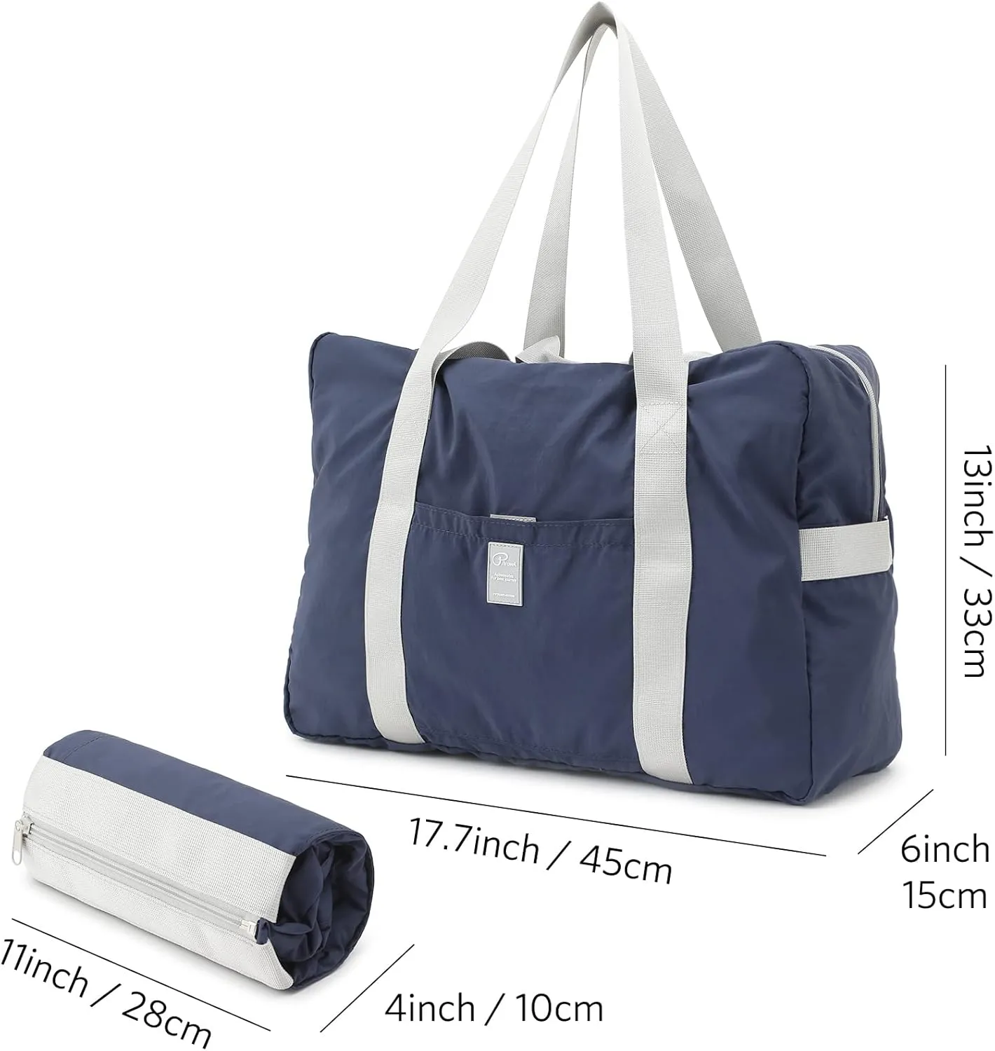 VanFn Foldable Travel Duffel Bag, Sports Duffels Gym Bag, Rainproof Nylon Totes, Sports Shoulder Handbag, Lightweight Duffle Bags For Women & Men, Outdoor Weekend Bag, P.Travel Series