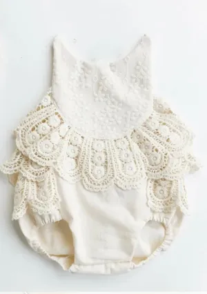 Vintage Lace Romper