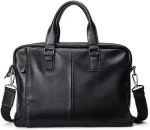 Vintage Men's Briefcases Shoulder Bag Leather Men's Bag Postman Bag Shoulder Laptop Bag
