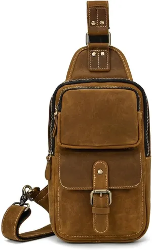 Vintage Shoulder Bag Large Capacity Multi-function Crossbody Bag Sports Shoulder Bag