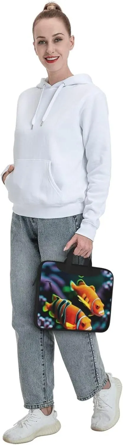 Whales Laptop Shoulder Bag Notebook Computer Case Briefcase With Shoulder Straps And Handle