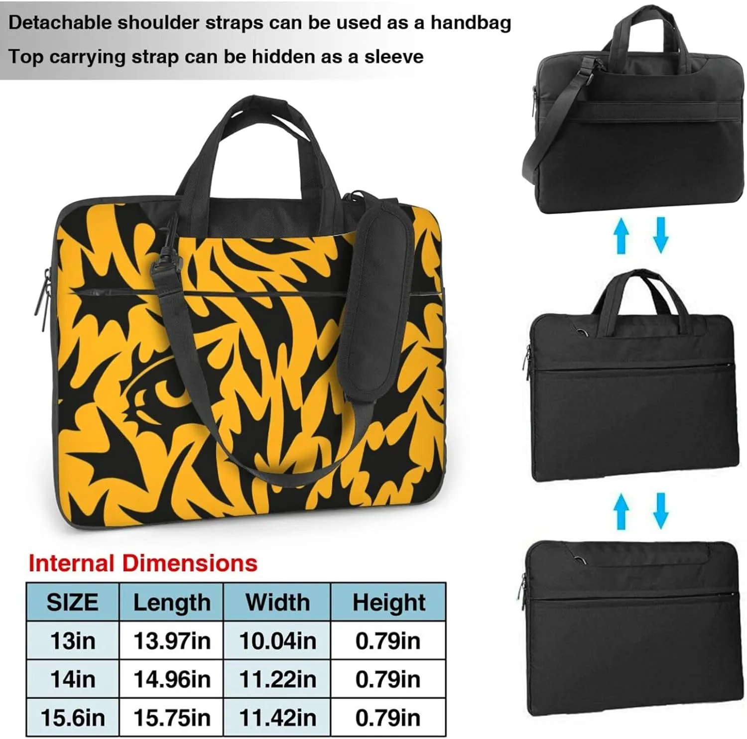 Whales Laptop Shoulder Bag Notebook Computer Case Briefcase With Shoulder Straps And Handle