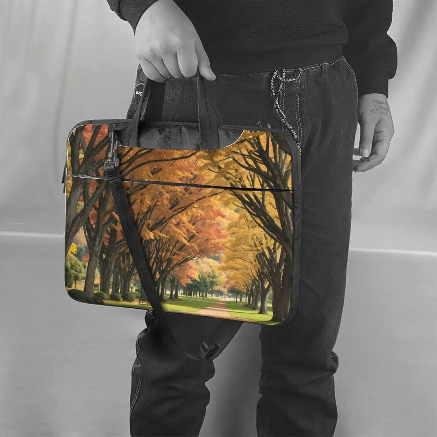 Whales Laptop Shoulder Bag Notebook Computer Case Briefcase With Shoulder Straps And Handle