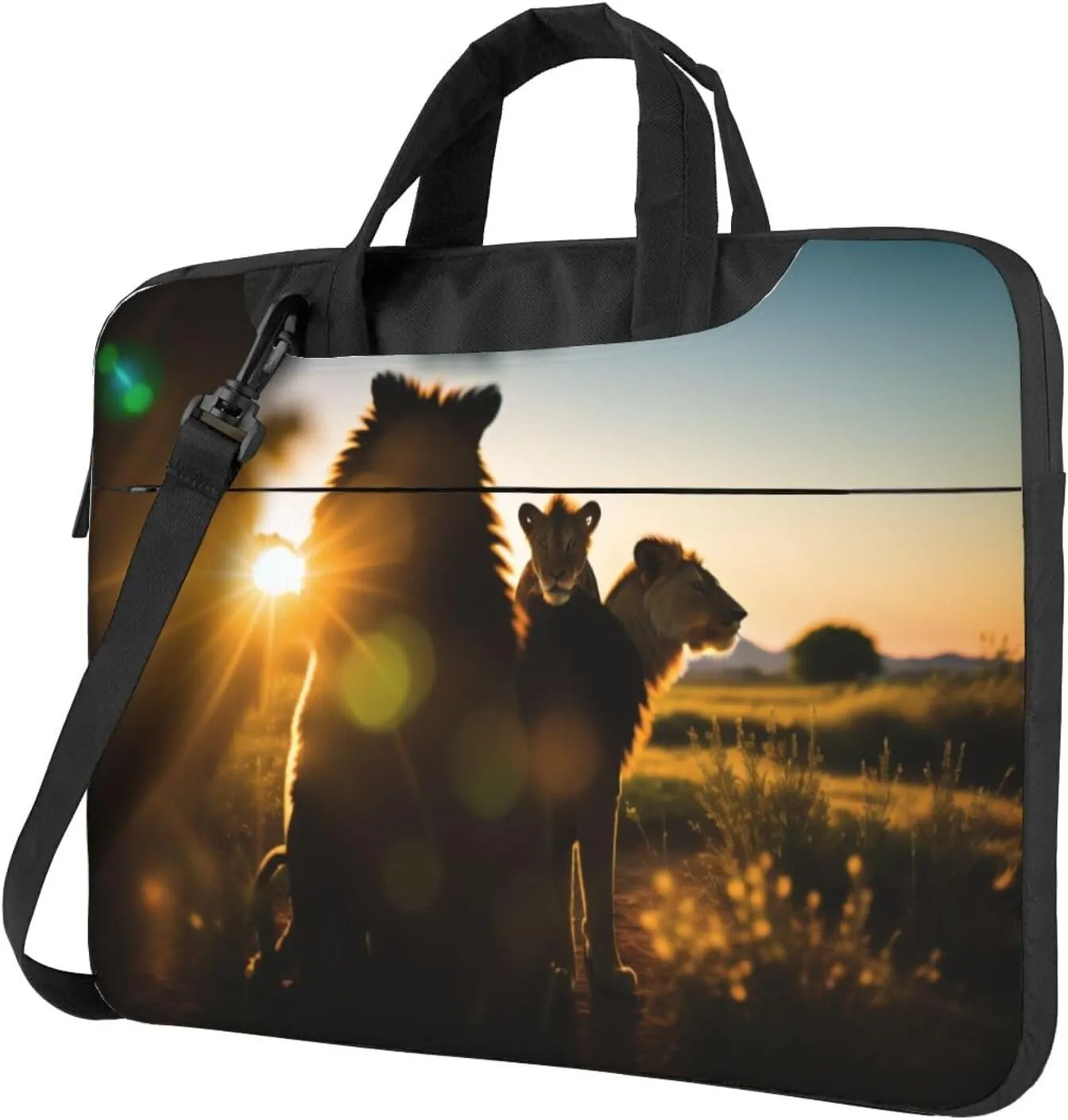 Whales Laptop Shoulder Bag Notebook Computer Case Briefcase With Shoulder Straps And Handle