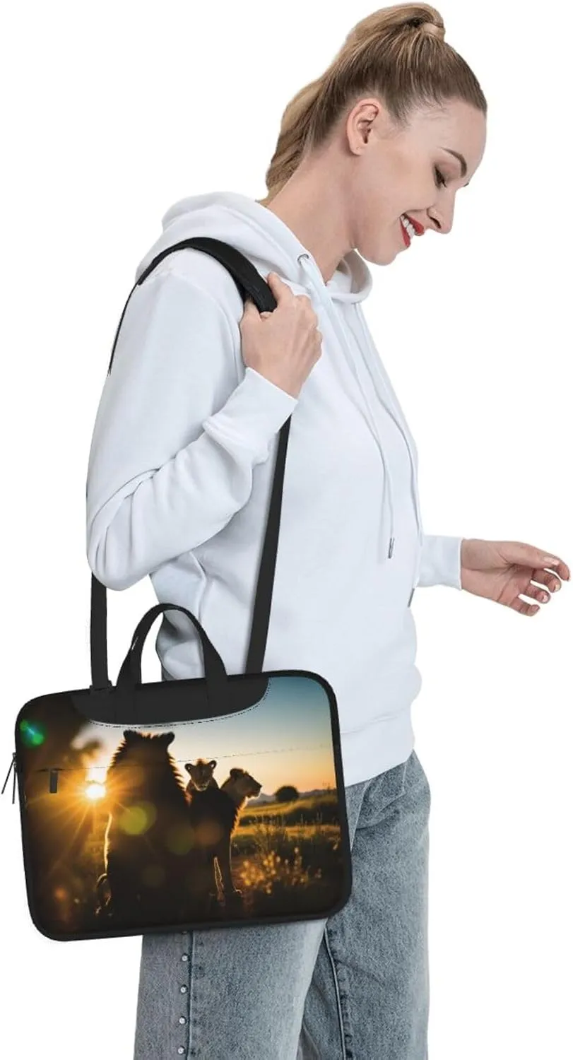 Whales Laptop Shoulder Bag Notebook Computer Case Briefcase With Shoulder Straps And Handle