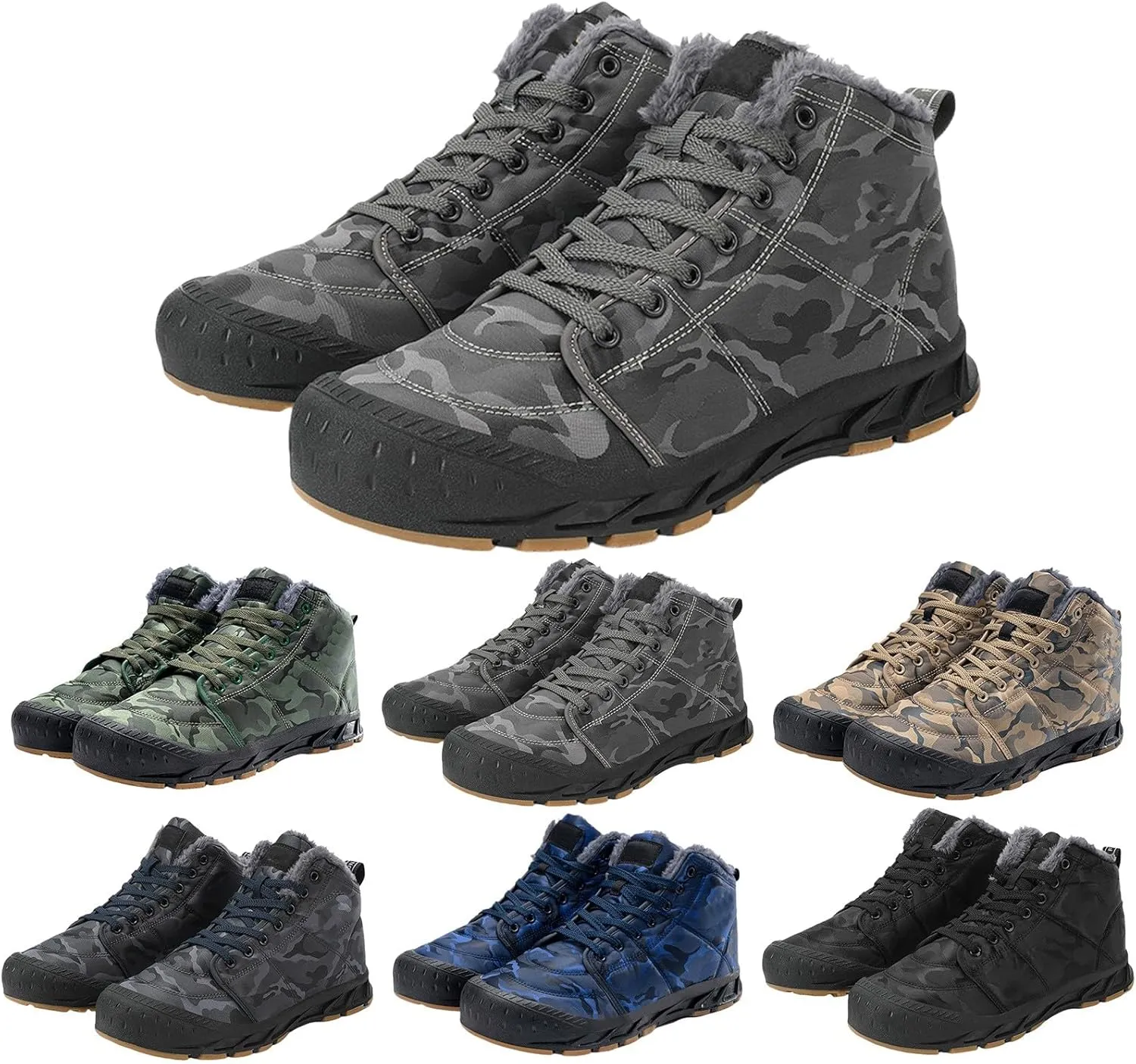 Winter Boots for Men Women's Snow Boots Size 8.5 Furry Boots Duck Boots Women's Classic Mini Boots Winter Suede Anti-Slip Ankle Snow Boots of Today