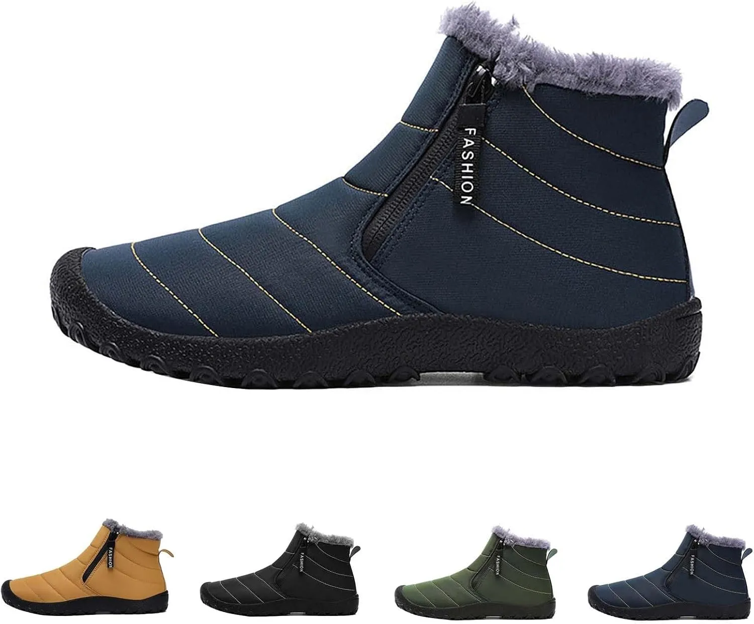 Winter Boots for Women Non Slip Black Snow Boots Women Platform Winter Booties Womens Winter Boots Winter Knee High Boots for Women Waterproof Snow Non Slip