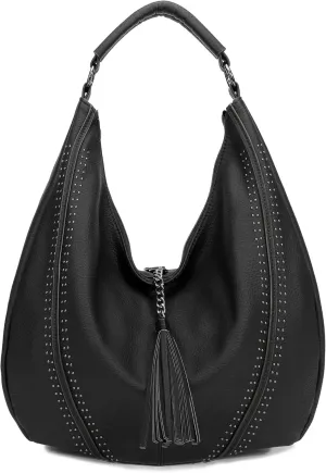 Women Hobo Bags Oversized Leather Handbags PU Crossbody Shoulder Totes Winter Stylish Purses