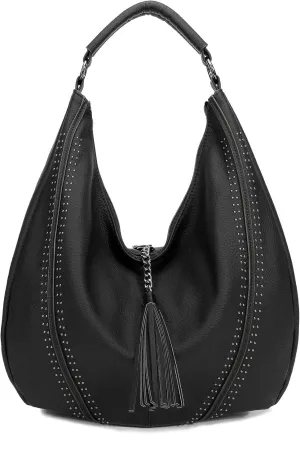 Women Hobo Bags Oversized Leather Handbags PU Crossbody Shoulder Totes Winter Stylish Purses