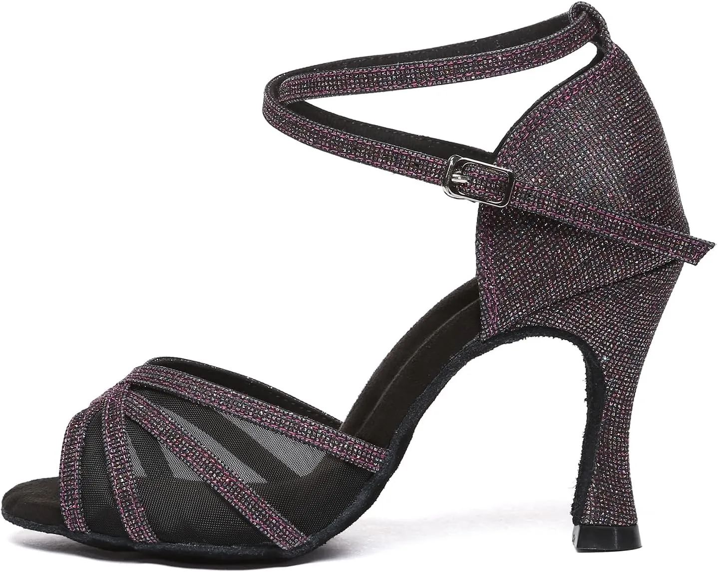 Women Latin Dance Shoes Performance Ballroom Salsa Bachata Dancing Shoes High Heel