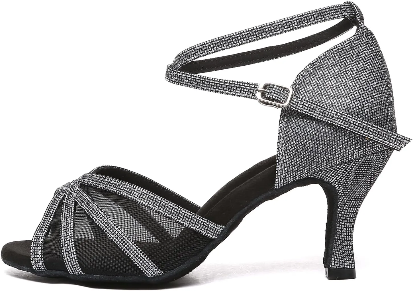 Women Latin Dance Shoes Performance Ballroom Salsa Bachata Dancing Shoes High Heel