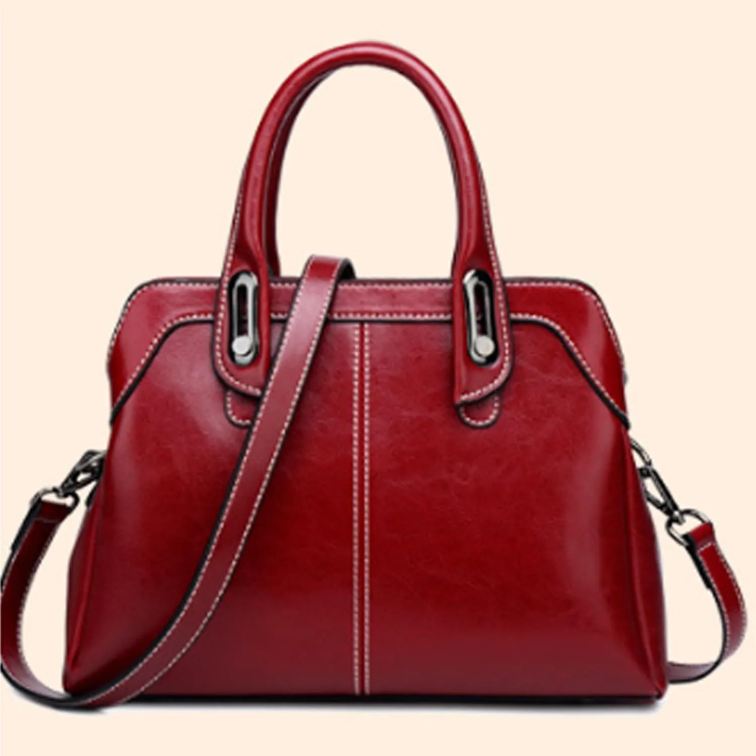 Women Retro Handbag and Totes Purse Top Handle Satchel Leather Shoulder Crossbody Bag