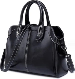 Women Retro Handbag and Totes Purse Top Handle Satchel Leather Shoulder Crossbody Bag