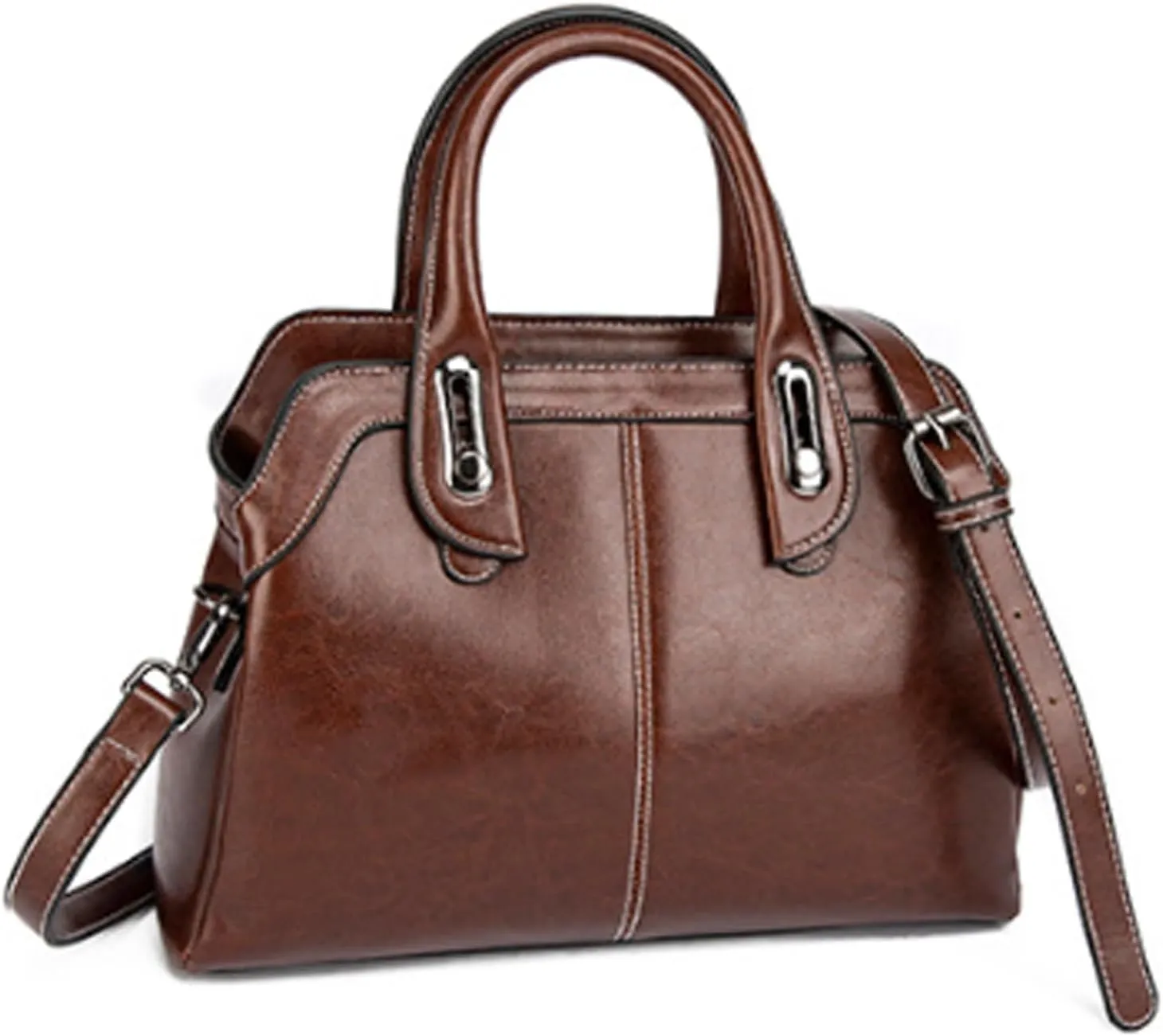 Women Retro Handbag and Totes Purse Top Handle Satchel Leather Shoulder Crossbody Bag