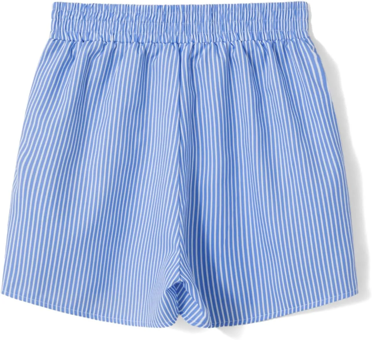 Women Striped Boxer Shorts Pajamas Bottoms Shorts High Waist Micro Shorts Y2k Cute Pj Lounge Shorts Sleepwear