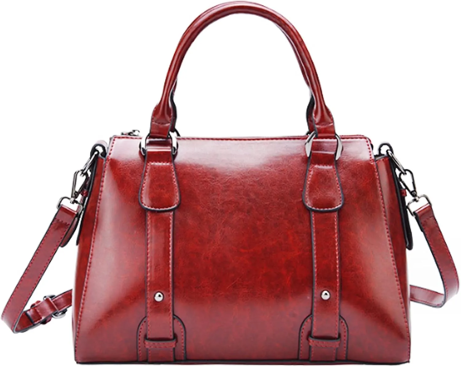 Women Top Handle Satchel Elegant Handbag Purse Leather Totes Crossbody Shoulder Bags